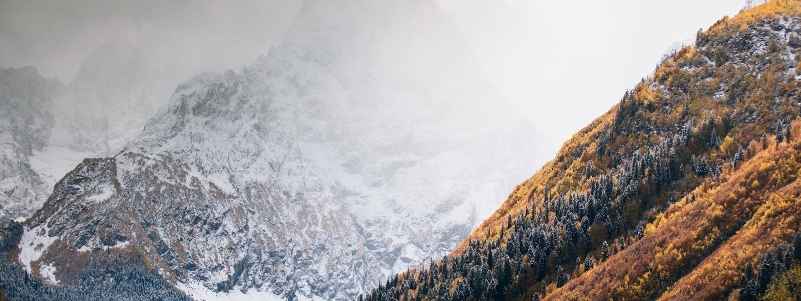 Snowy mountains