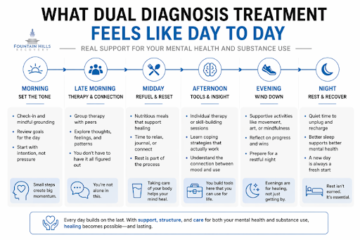 what dual diagnosis treatment feels like day to day