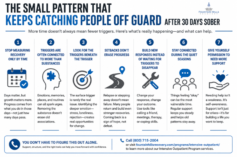 The Small Pattern That Keeps Catching People Off Guard After 30 Days Sober