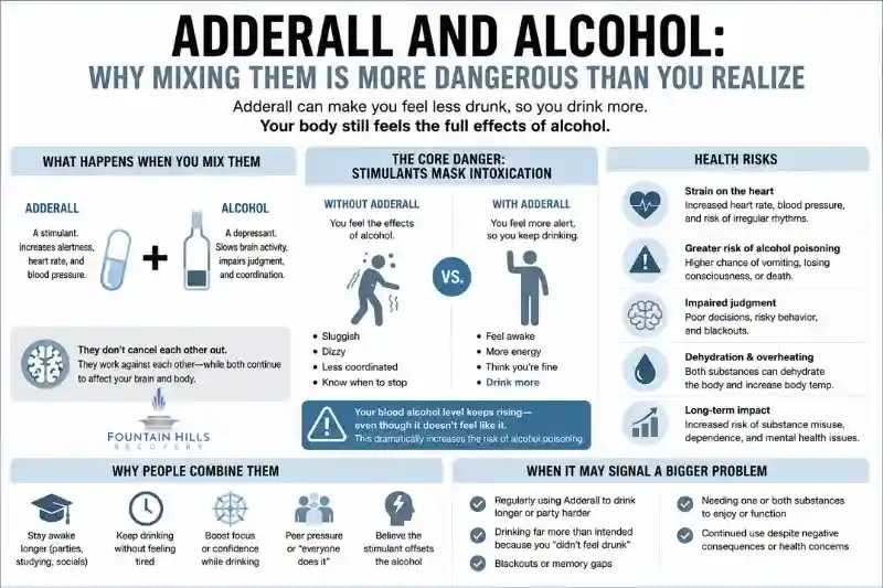 Adderall and Alcohol Why Mixing Them Is More Dangerous Than Most People Realize