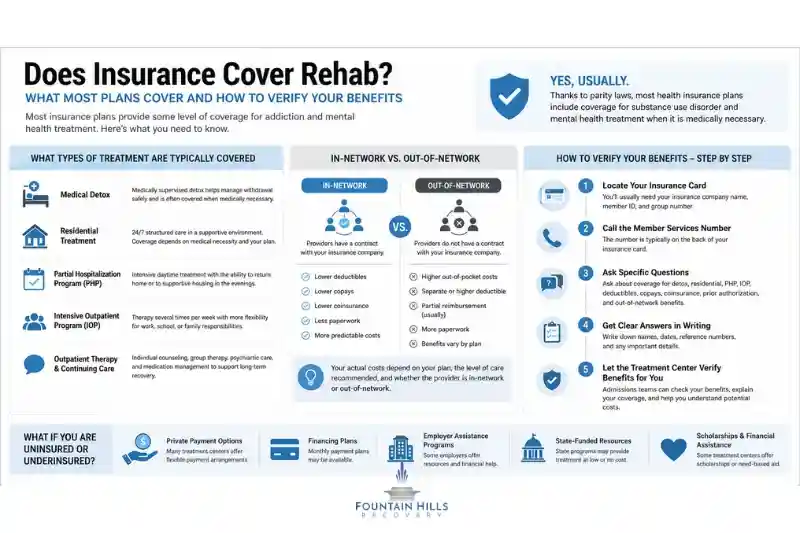 Does Insurance Cover Rehab What Most Plans Cover and How to Verify Your Benefits Today